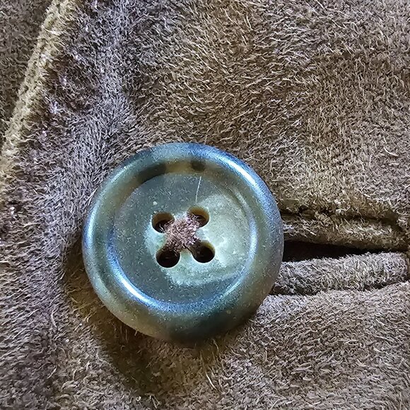 J. Crew Mens Brown Suede Blazer Coat Pockets Two-Button Lined Jacket L - Picture 8 of 16